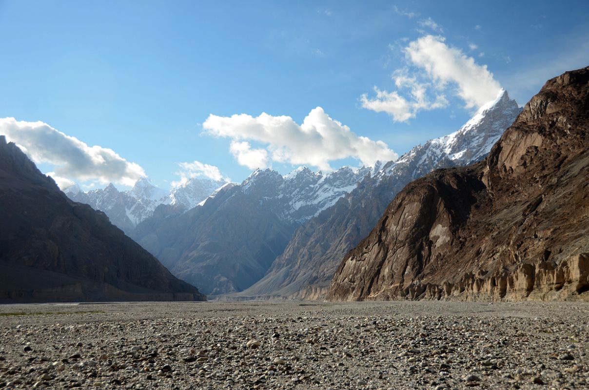 23 View To The East From River Junction Camp Early Morning In The Shaksgam Valley On Trek To K2 North Face In China